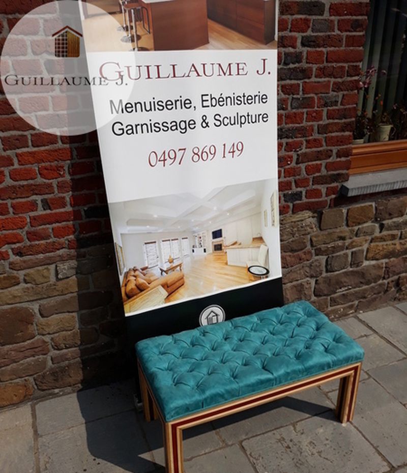 Banquette capitonnée – Guillaume Menuiserie