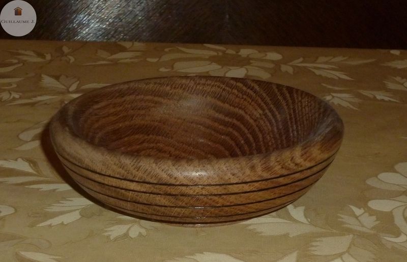 Coupe en bois tourné, vue de côté – Guillaume Menuiserie