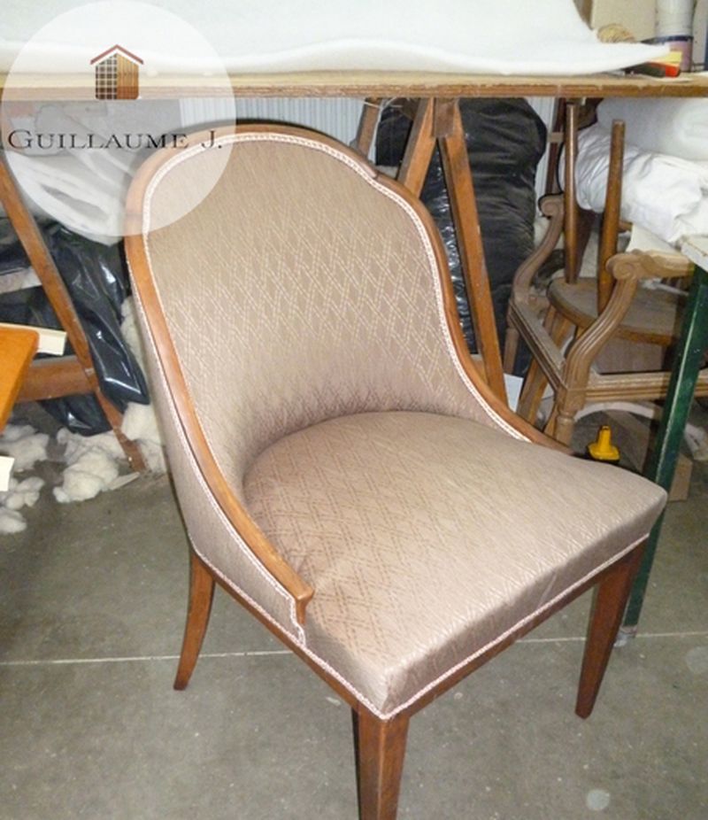 Fauteuil regarni – Guillaume Menuiserie