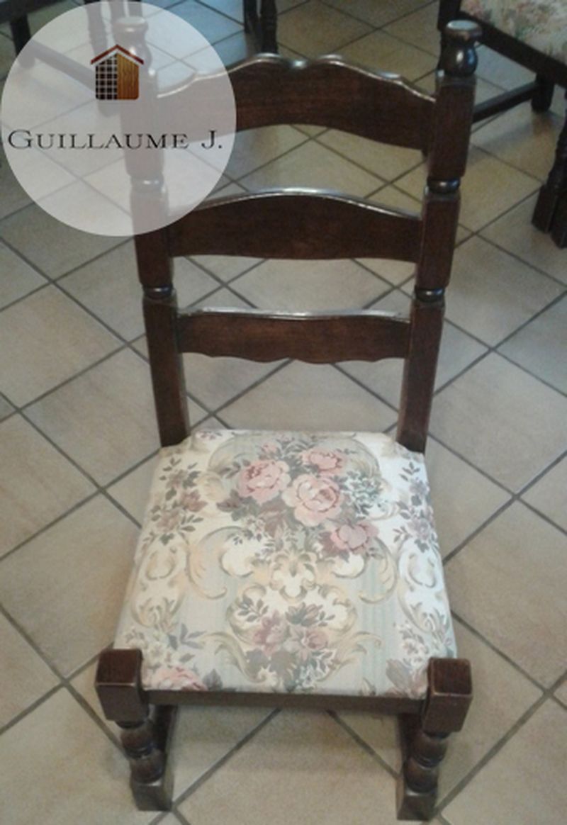 Chaise regarnie – Guillaume Menuiserie