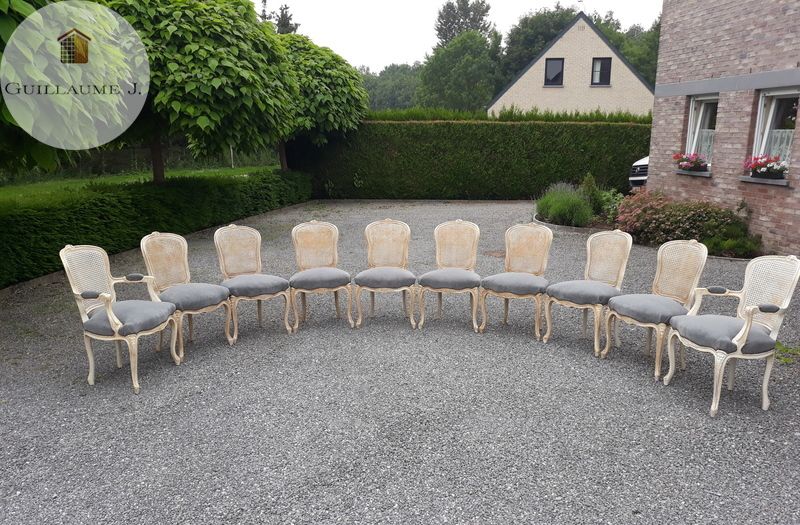 Série de chaises regarnies – Guillaume Menuiserie