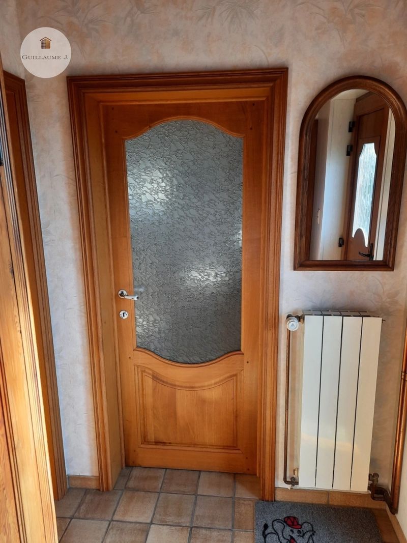 Porte intérieure vitrée en bois – Guillaume Menuiserie
